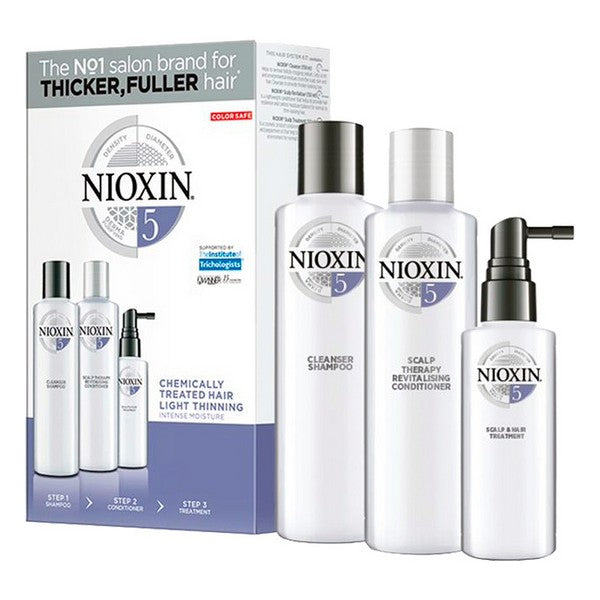 Unisex Hair Dressing Set System 5 Nioxin (3 pcs) Anti-fall Coloured hair