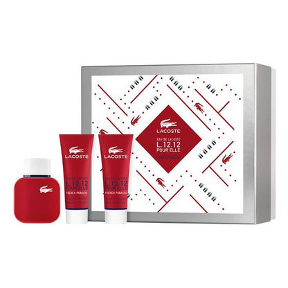 Women's Perfume Set L12.12 French Panache Lacoste EDT (3 pcs)