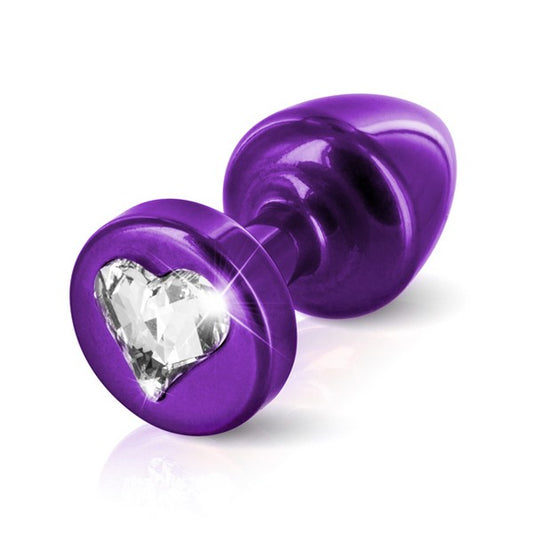 Anni R Butt Plug Heart Purple 25 mm Diogol 72202