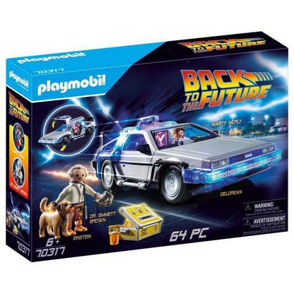 Playset Action Racer Ritorno al futuro DeLorean Playmobil 70317