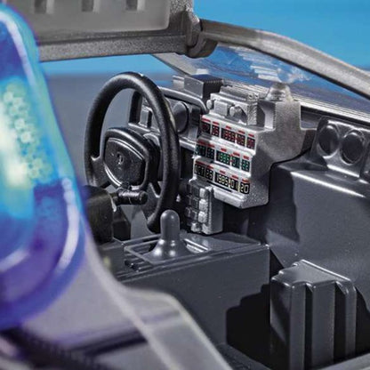 Playset Action Racer Ritorno al futuro DeLorean Playmobil 70317