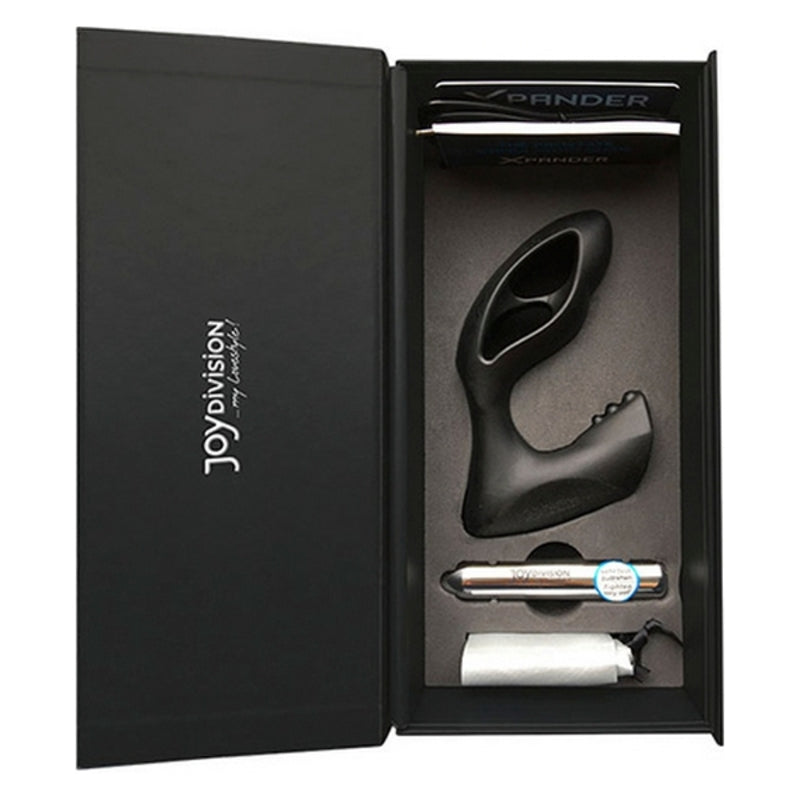 Massaggiatore prostatico Xpander X4 Silicone Noir Joydivision X 4+ (9,5 cm) Nero