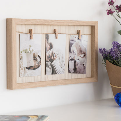 Wall photo frame Clothes Line Xl (3 Photos)