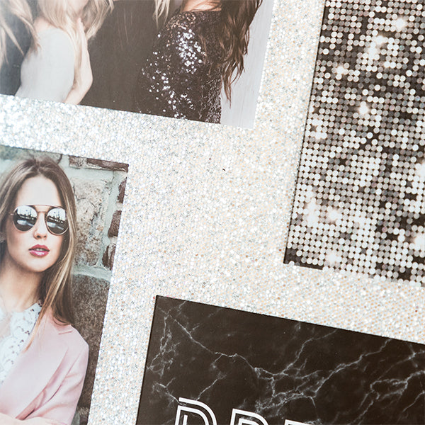 Wall photo frame Glitter (4 Photos)