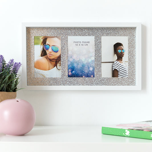 Wall photo frame Glitter (3 Photos)