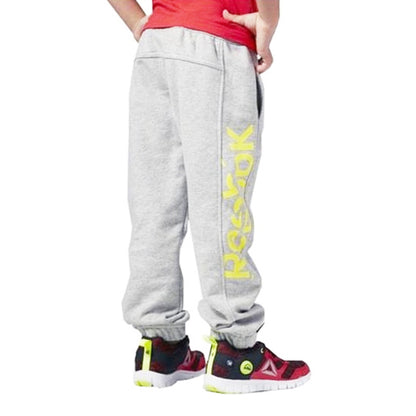 Pantaloncini sportivi da bambino Reebok B ES BL Pant Grigio Giallo