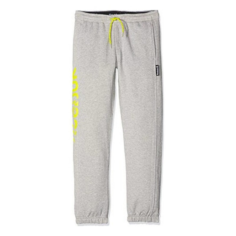 Pantaloncini sportivi da bambino Reebok B ES BL Pant Grigio Giallo
