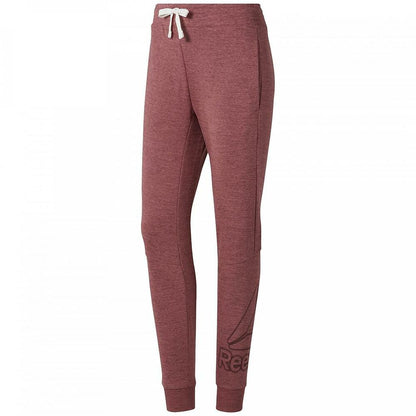 Adult's Tracksuit Bottoms Reebok MARBIE LOGO PANT DY8138 Lady Pink