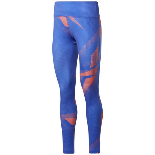 Sports Leggings Reebok MYT Printed Blue