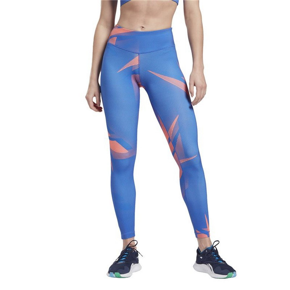 Sports Leggings Reebok MYT Printed Blue