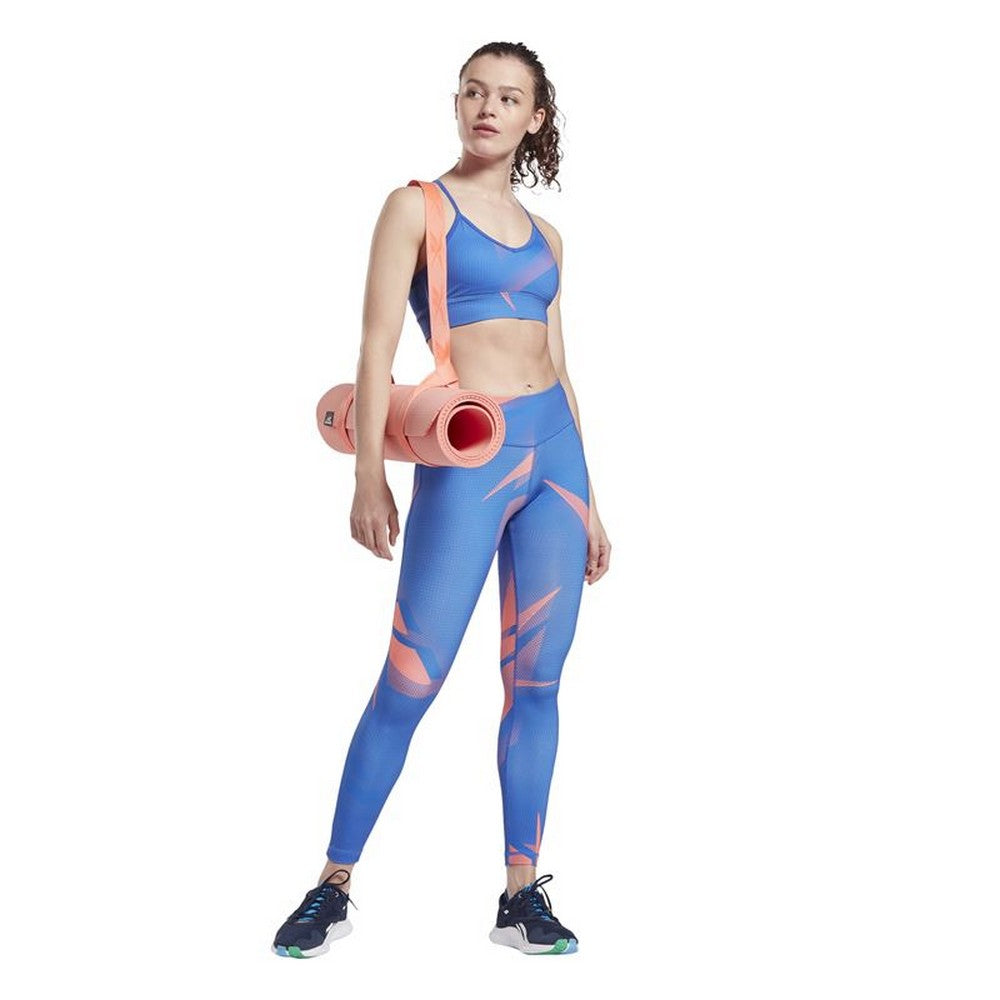 Sports Leggings Reebok MYT Printed Blue