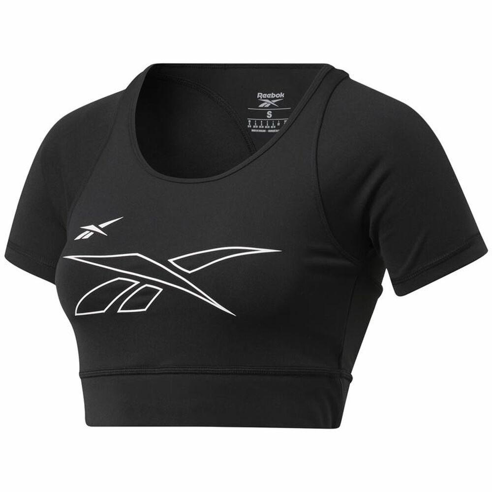 Short-sleeve Sports T-shirt Reebok MYT Black