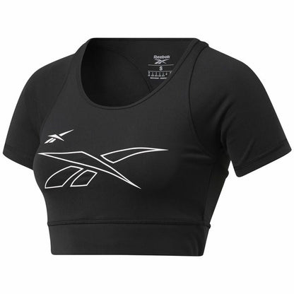 Short-sleeve Sports T-shirt Reebok MYT Black