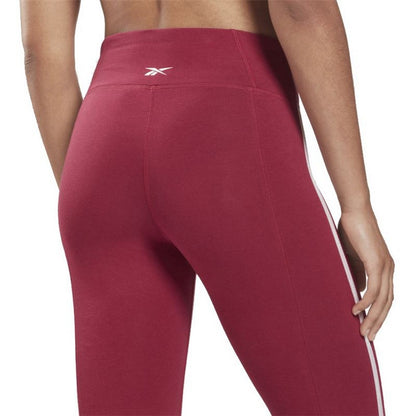 Sports Leggings Reebok  Pping Cotton W Dark Red