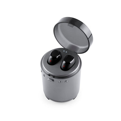 Bluetooth Headset with Microphone FM USB 3W Silver 146192