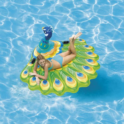 Inflatable pool figure Pavo Real Intex (193 x 163 x 94 cm)