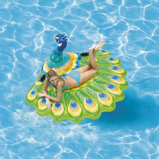 Inflatable pool figure Pavo Real Intex (193 x 163 x 94 cm)