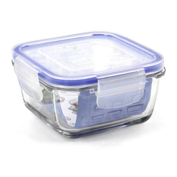 Lunch Box Ermetico Borgonovo Trasparente Quadrato