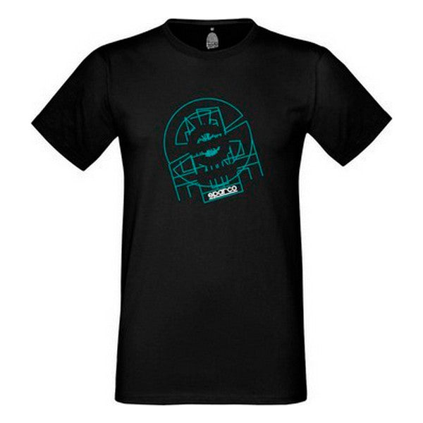 T-shirt manica corta da uomo Sparco Tron Nera