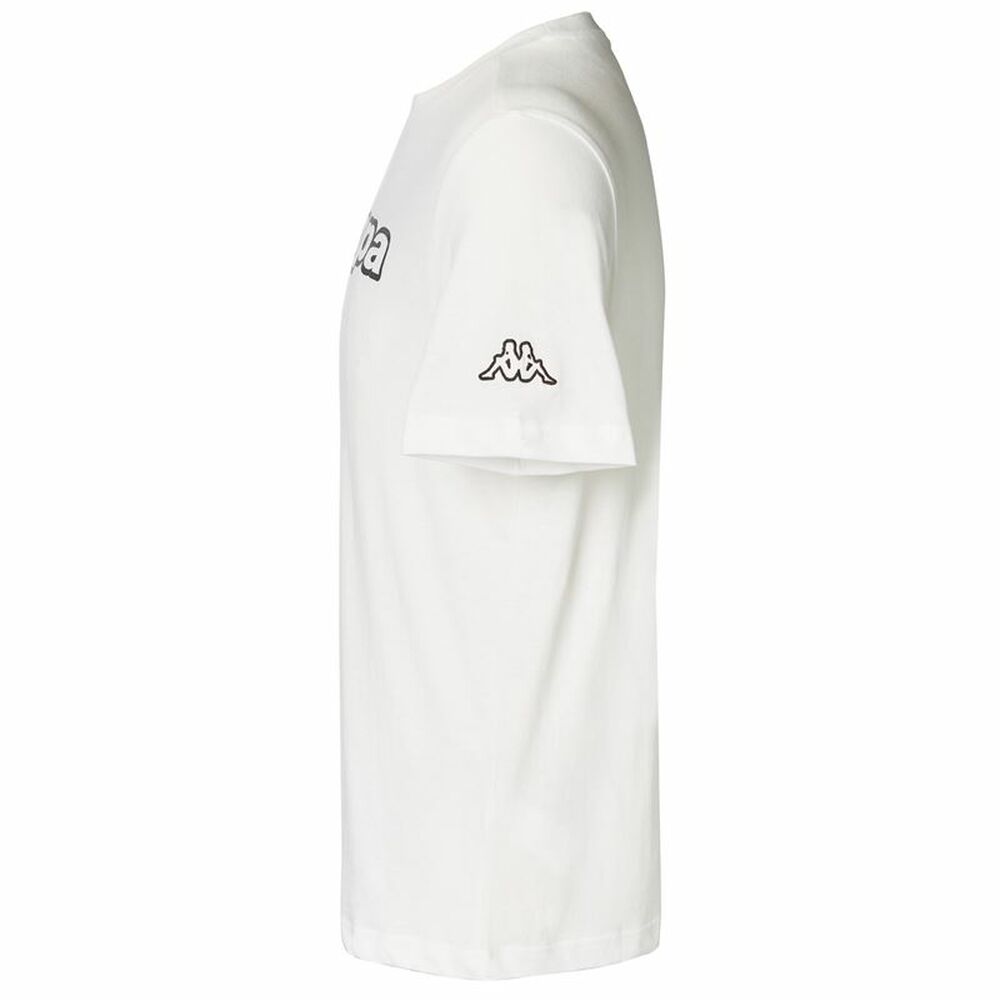Men’s Short Sleeve T-Shirt Kappa Fromen M White