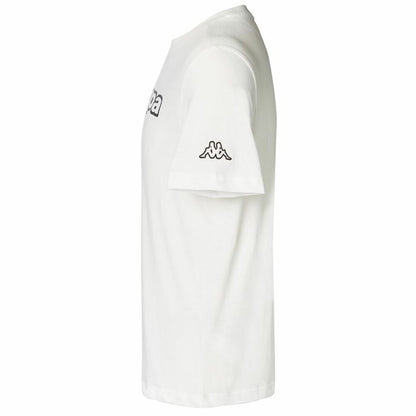Men’s Short Sleeve T-Shirt Kappa Fromen M White