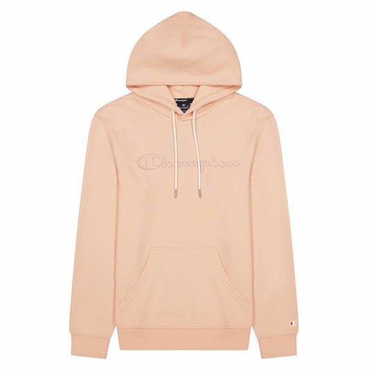 Men’s Hoodie Champion Script Logo Pink