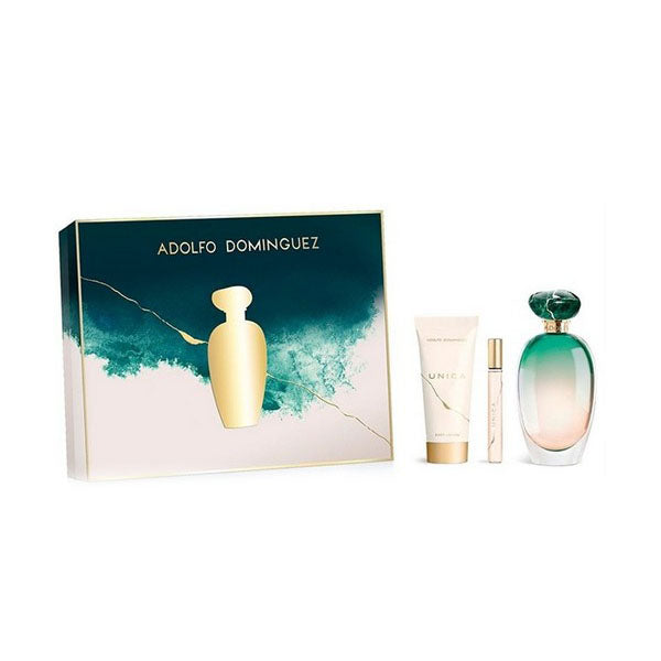 Women's Perfume Set Unica Adolfo Dominguez (3 pcs)