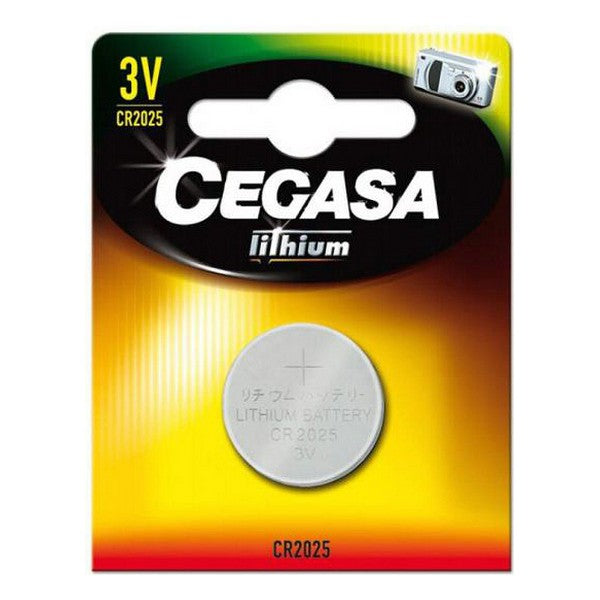 Batteria a bottone al litio Cegasa CR2025 3V