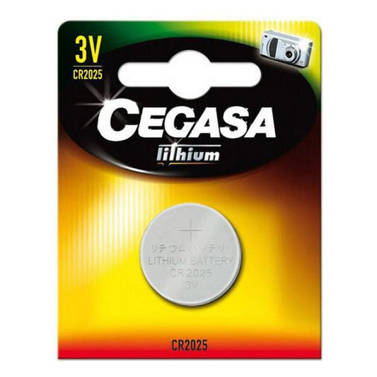 Batteria a bottone al litio Cegasa CR2025 3V