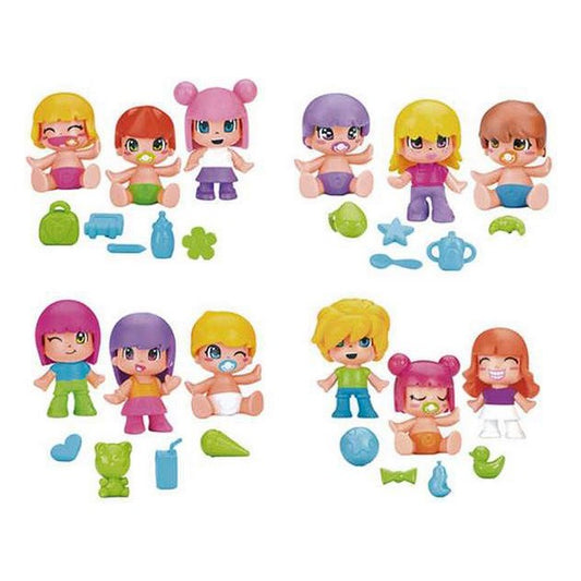 Set of Figures Pinypon Babies Famosa