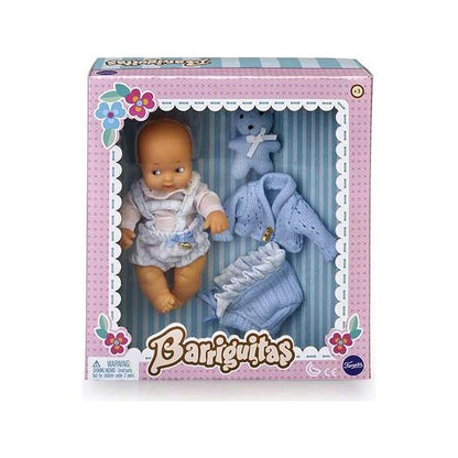 Baby Doll with Accessories Barriguitas (14,5 cm)