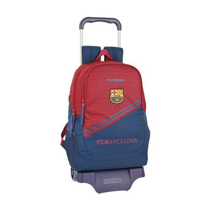 School Rucksack with Wheels 905 F.C. Barcelona