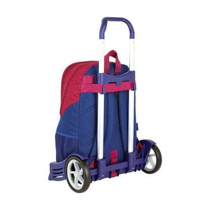 School Rucksack with Wheels Evolution F.C. Barcelona