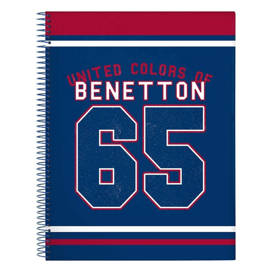 Blocco note Benetton A4 Blu Navy
