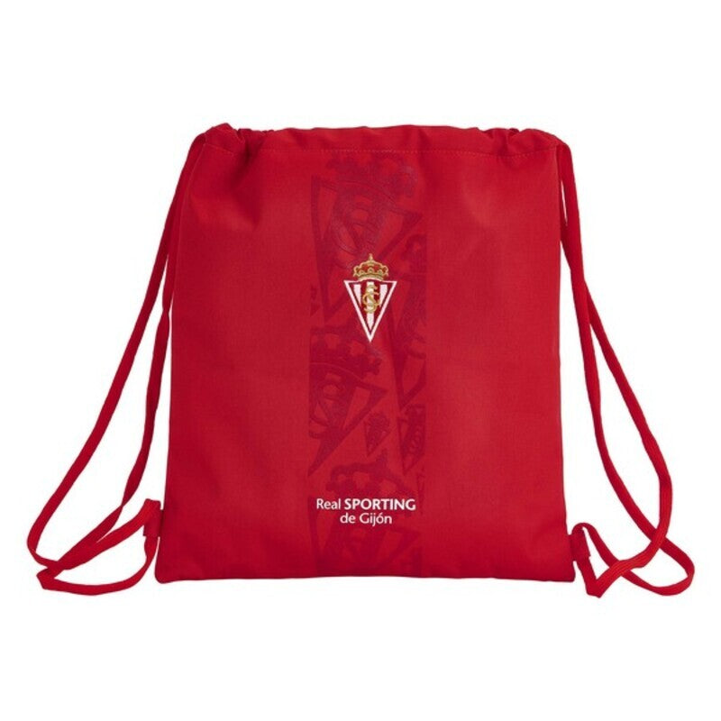 Zaino con lacci Real Sporting de Gijón Rosso