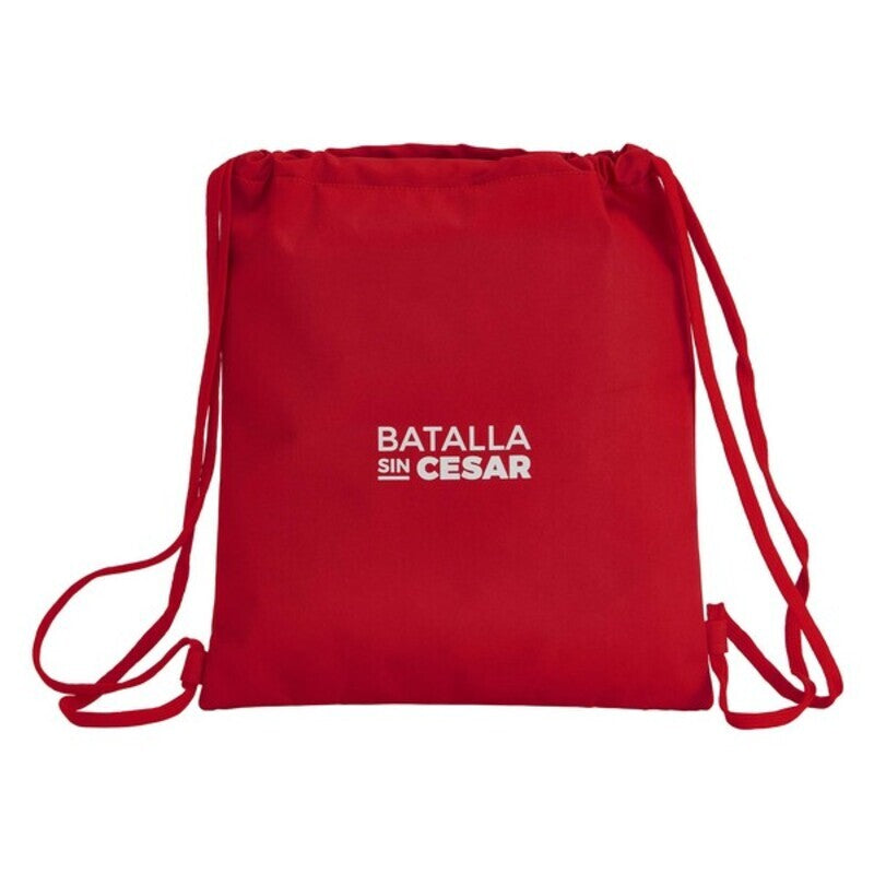 Zaino con lacci Real Sporting de Gijón Rosso