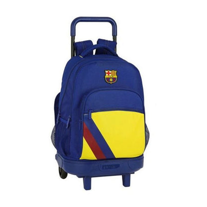 School Rucksack with Wheels Compact F.C. Barcelona