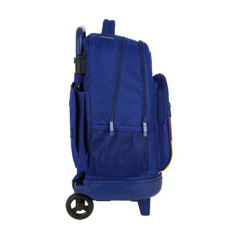 School Rucksack with Wheels Compact F.C. Barcelona