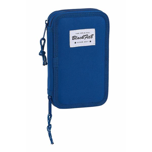 Double Pencil Case BlackFit8 Oxford Dark blue (28 pcs)