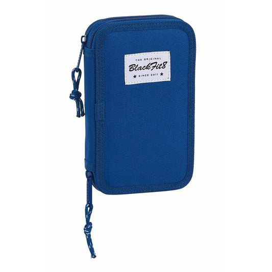 Double Pencil Case BlackFit8 Oxford Dark blue (28 pcs)