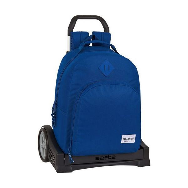School Rucksack with Wheels Evolution BlackFit8 Oxford Dark blue