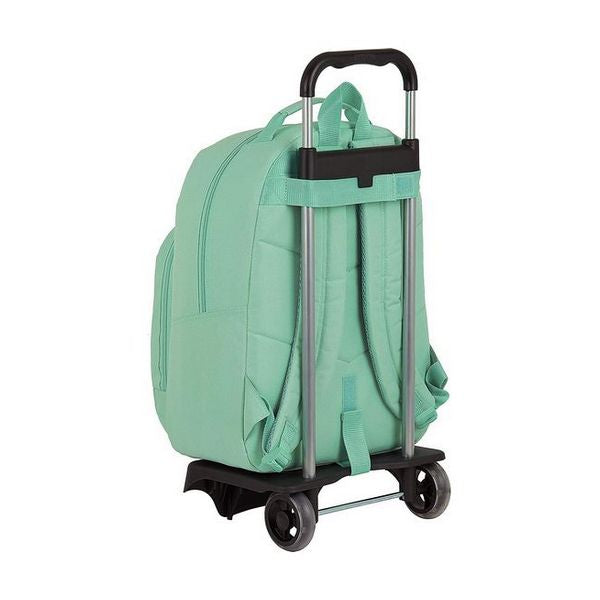 School Rucksack with Wheels 905 BlackFit8 Turquoise