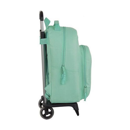 School Rucksack with Wheels 905 BlackFit8 Turquoise