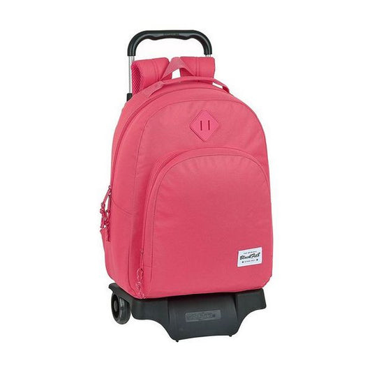 School Rucksack with Wheels 905 BlackFit8 Pink