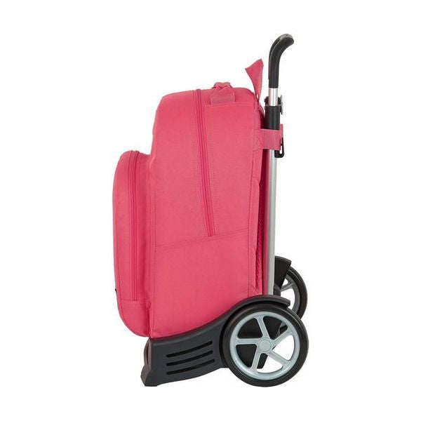 School Rucksack with Wheels Evolution BlackFit8 Pink