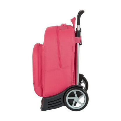 School Rucksack with Wheels Evolution BlackFit8 Pink