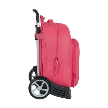 School Rucksack with Wheels Evolution BlackFit8 Pink