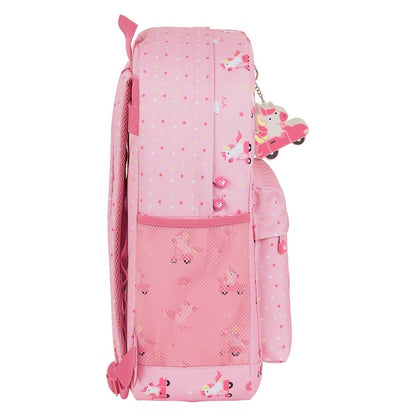 School Bag Glow Lab Unicorn Day Pink
