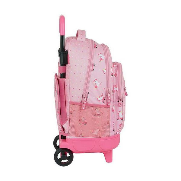 Zaino Scuola con Ruote Compact Glow Lab Unicorn Day Pink