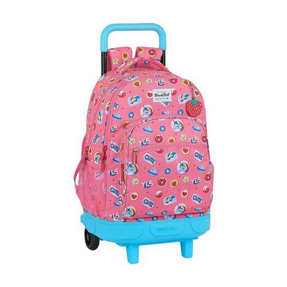 School Rucksack with Wheels Compact BlackFit8 Cute